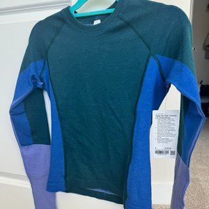 Keep the Heat Thermal Long sleeve Colorblock sz 8 NWT